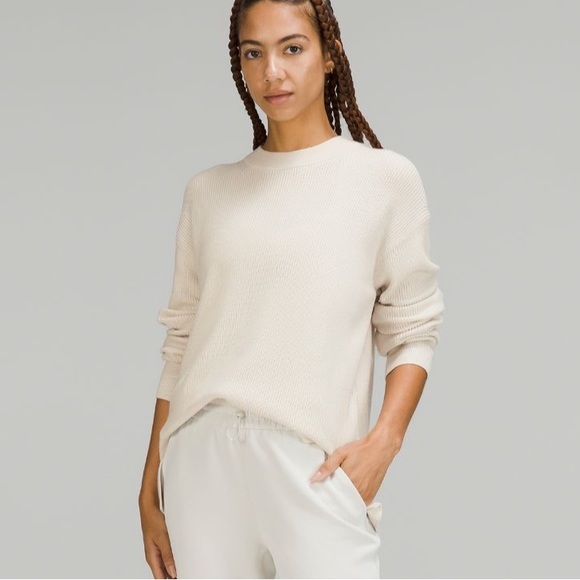 Lululemon Merino Wool Blend Crewneck Sweater - Picture 1 of 9
